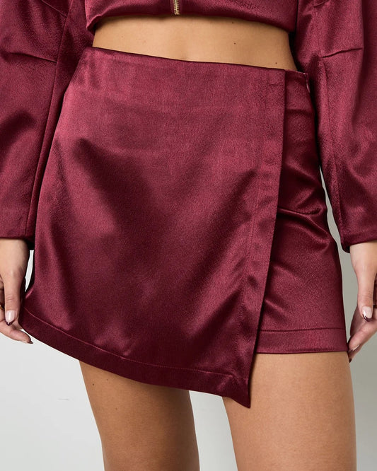 Satin Skort
