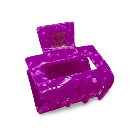 Acetat Haarklammer Square