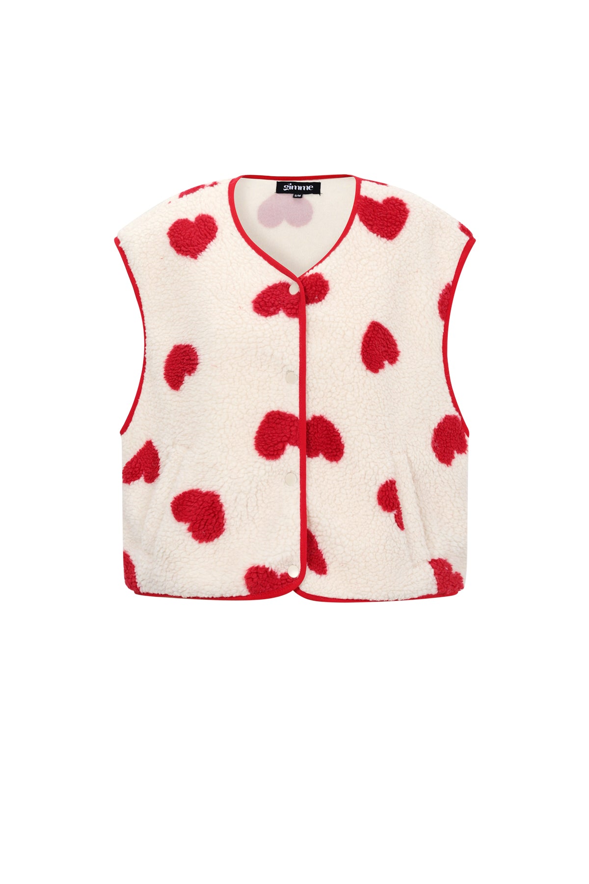 Herz Fleece Weste