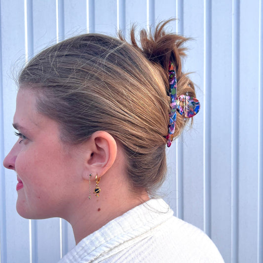 Acetat Haarklammer Spagetti Day