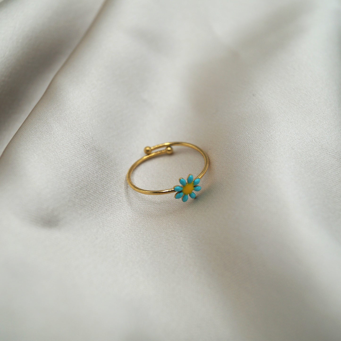 Bunter Blumen Ring