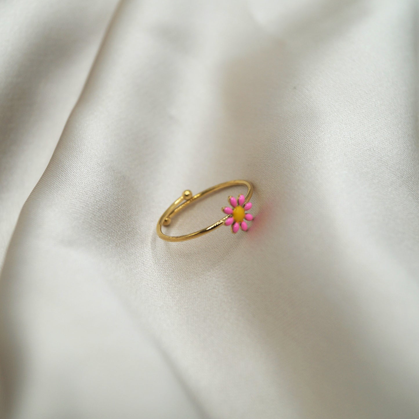 Bunter Blumen Ring