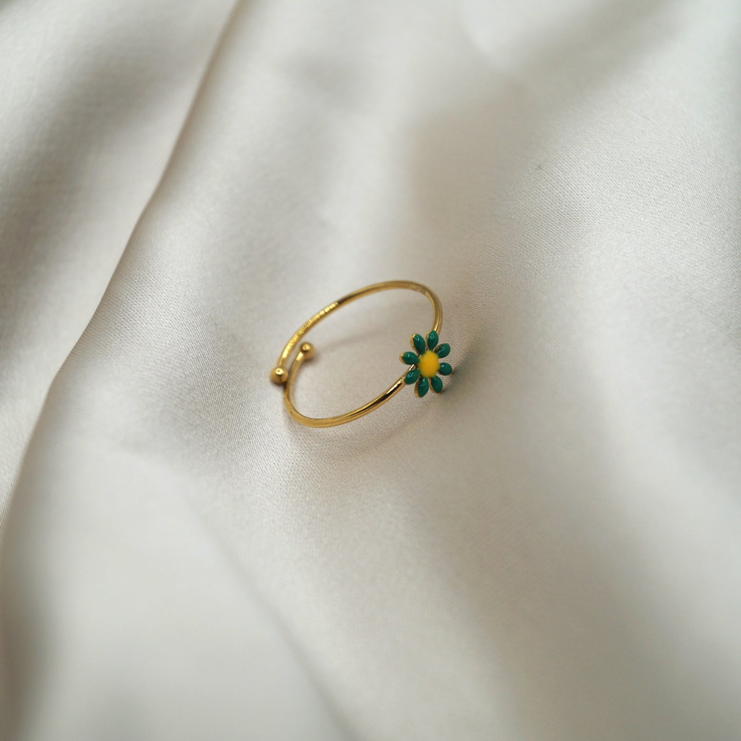 Bunter Blumen Ring