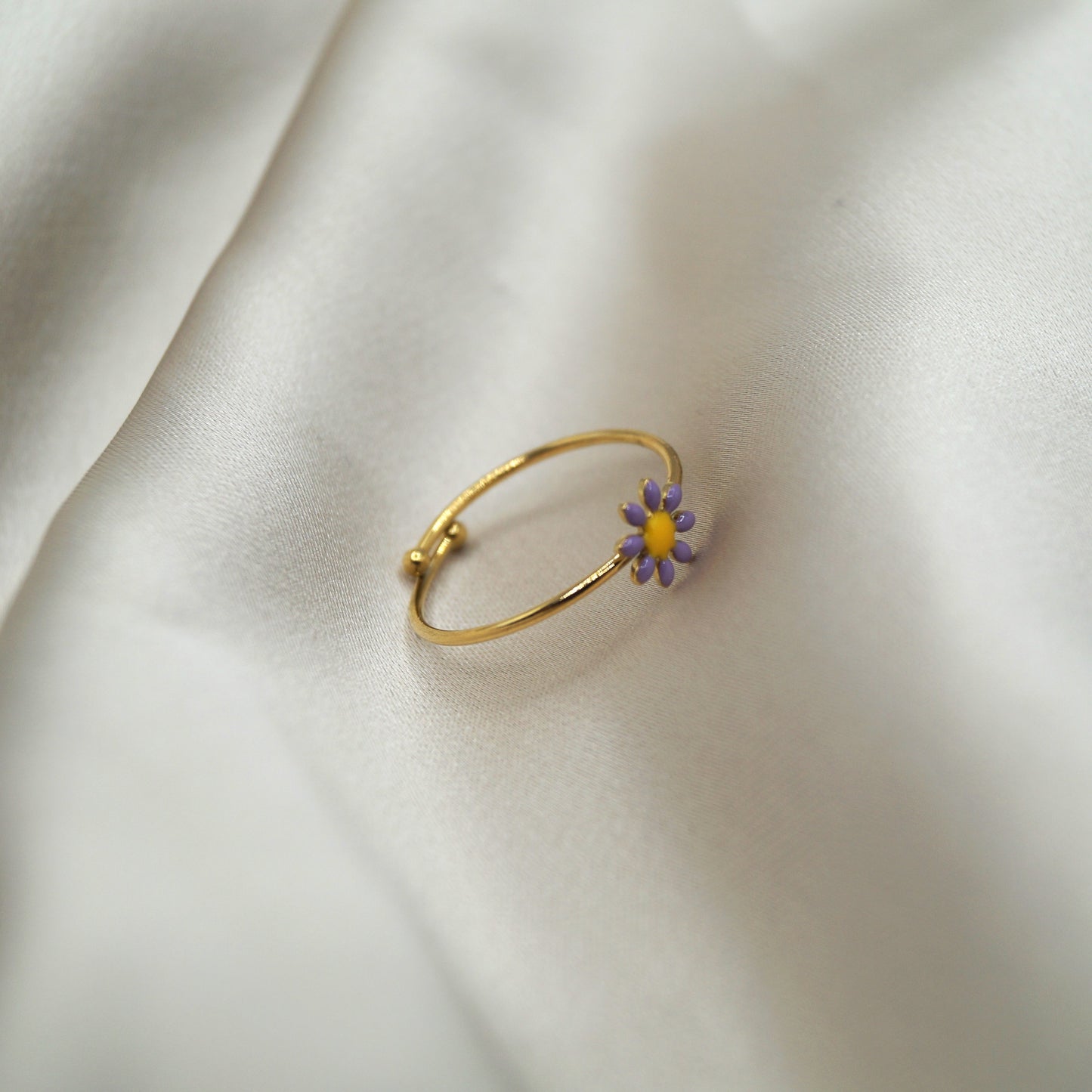 Bunter Blumen Ring