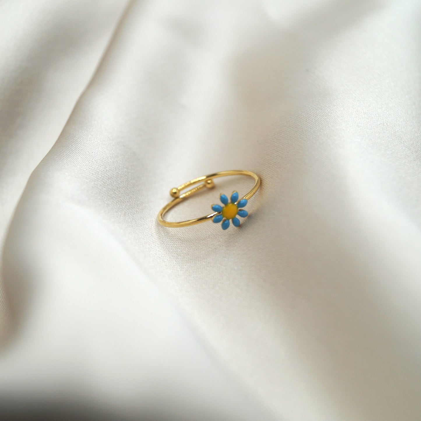Bunter Blumen Ring