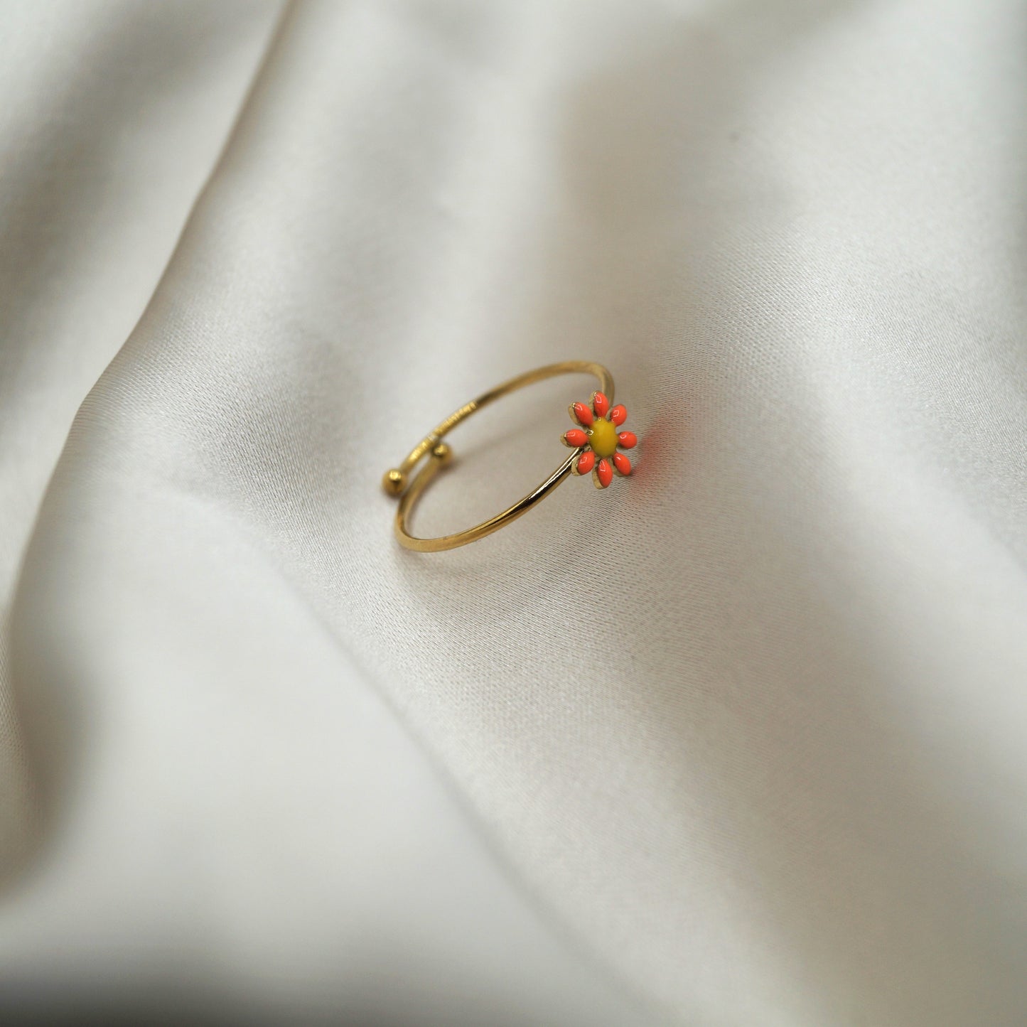 Bunter Blumen Ring