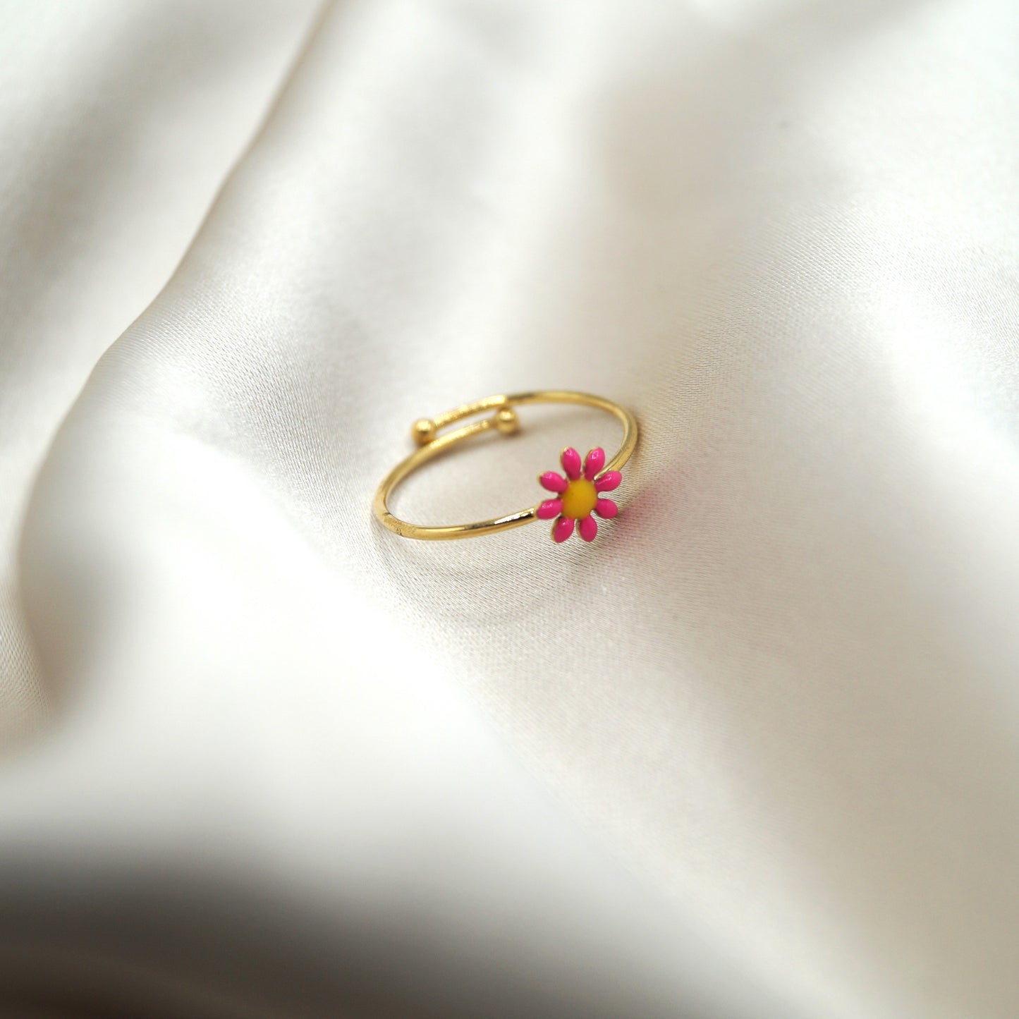 Bunter Blumen Ring