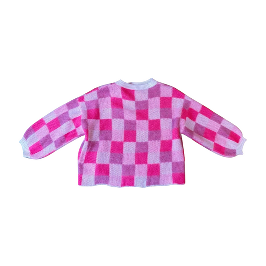 Vibrant Check Pullover