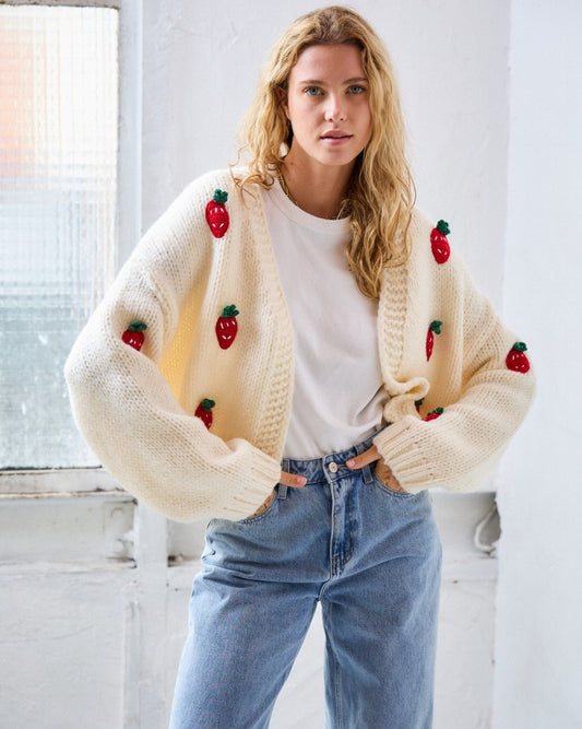 Strawberry Cardigan