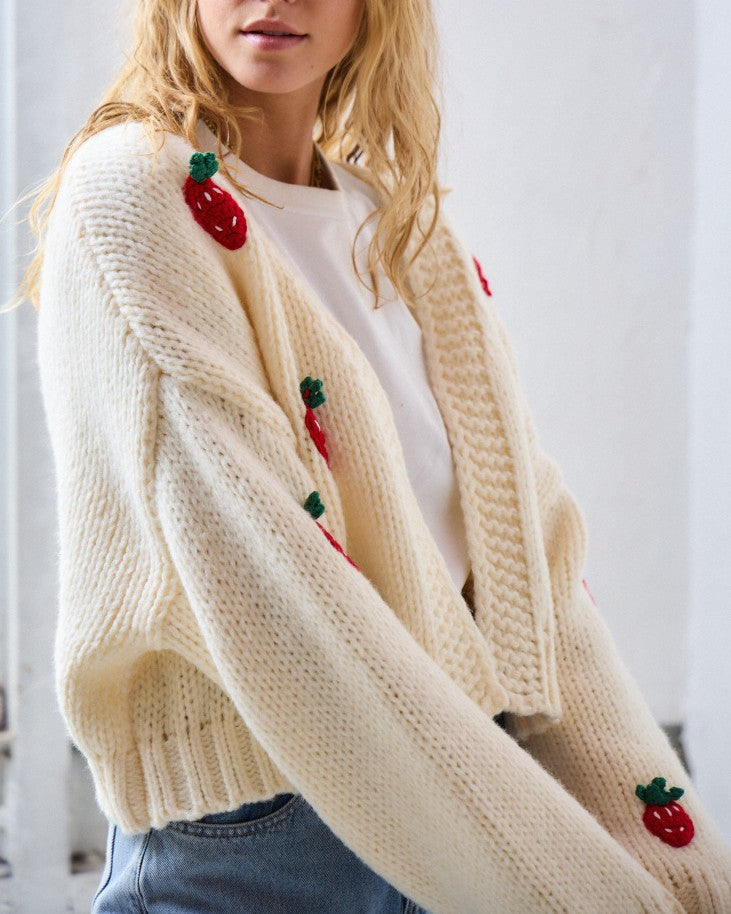 Strawberry Cardigan