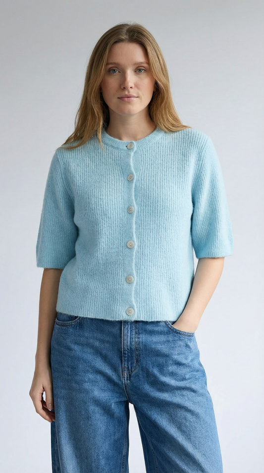 Kurzarm Strickjacke Lara