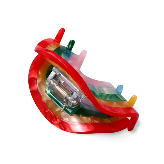 Acetat Haarklammer Rainbow