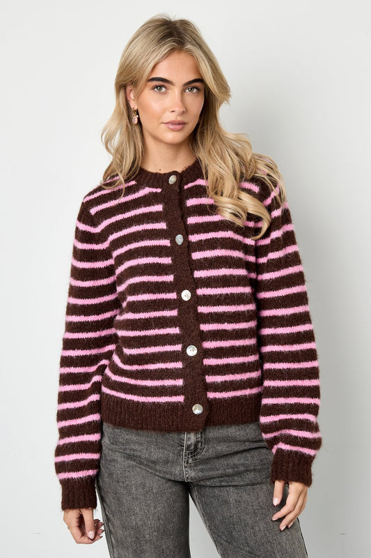 Streifen Cardigan