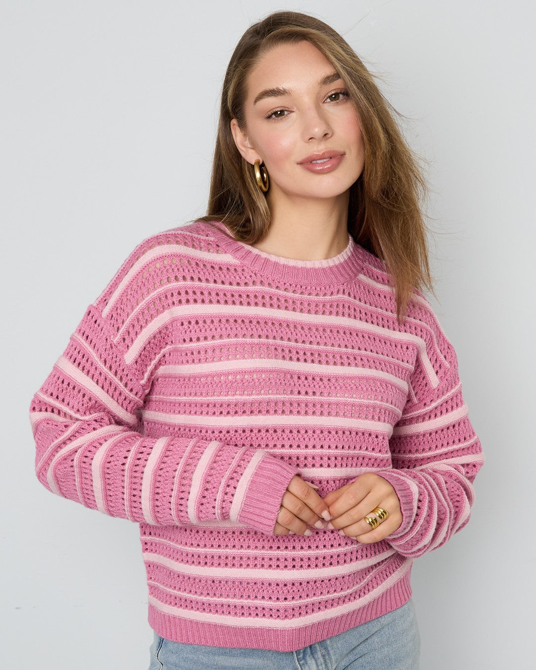 Streifen Pullover