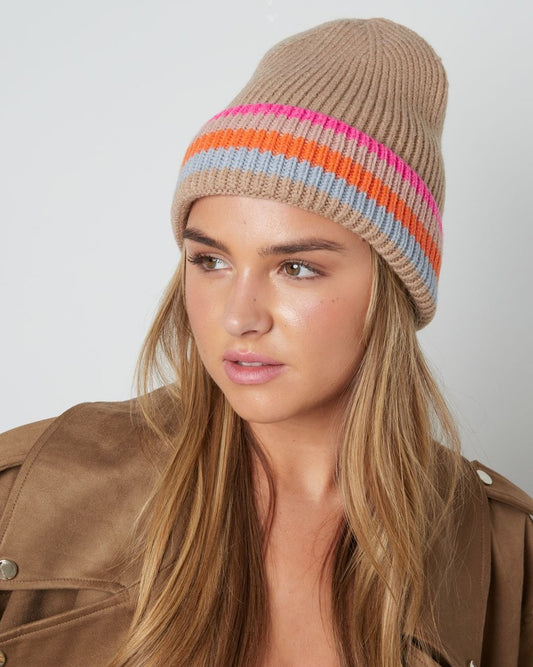 Streifen Beanie