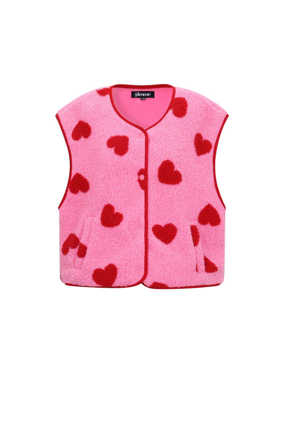 Herz Fleece Weste
