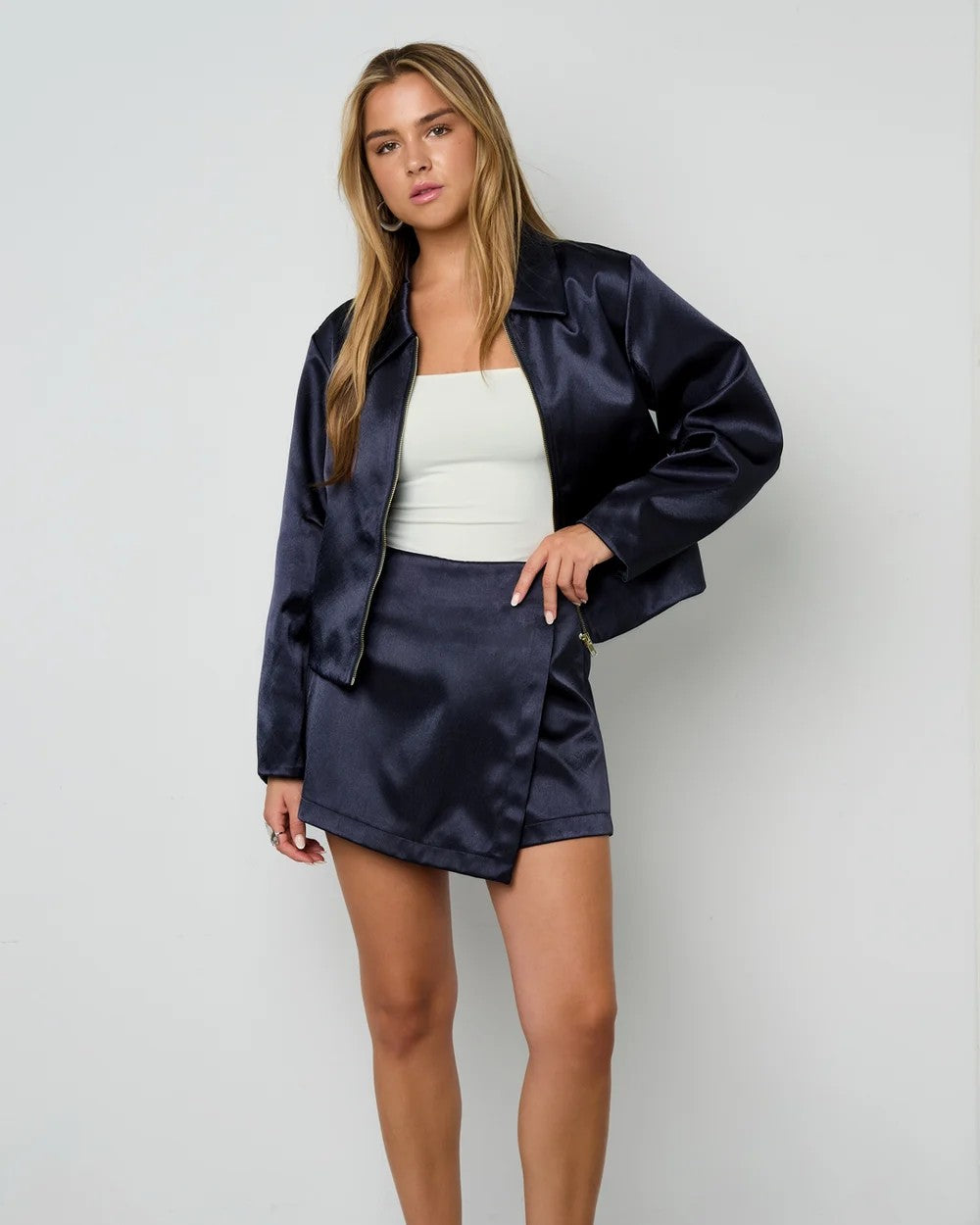 Satin Skort
