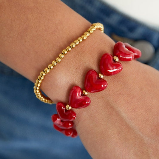 Herz Armband - viele Farben