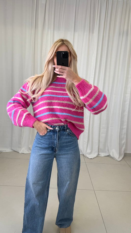 Happy Ringel Pullover