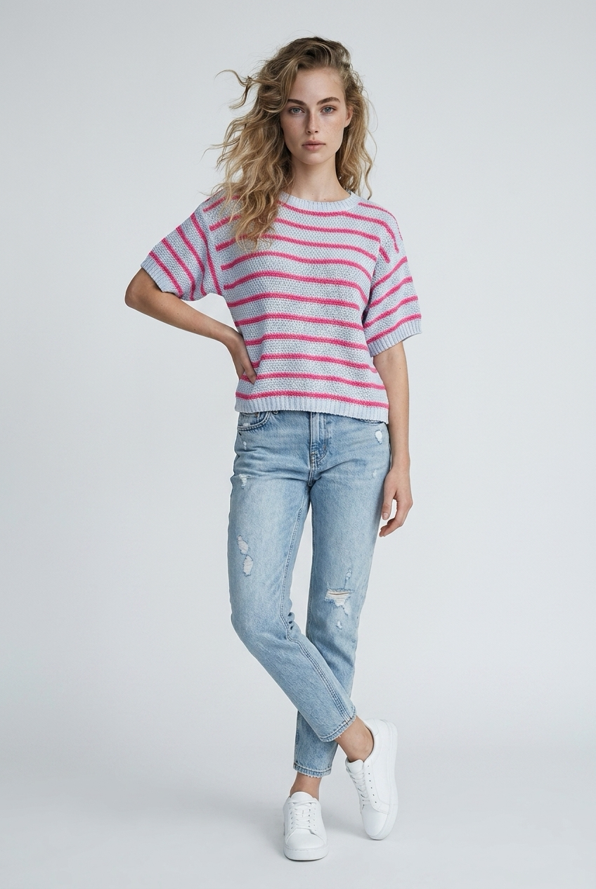 Strick T-Shirt Sara