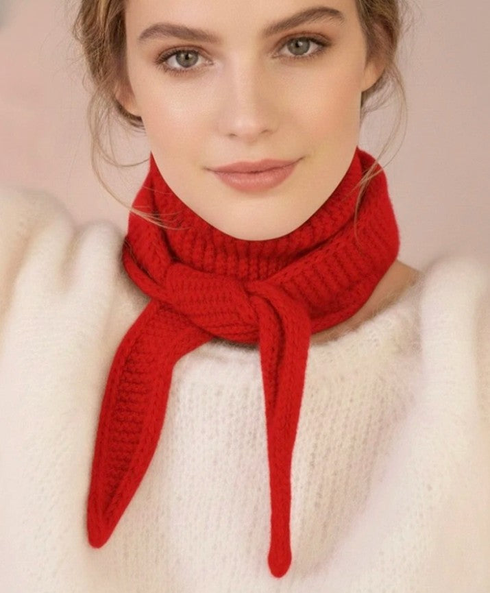 Mini Strickschal lang