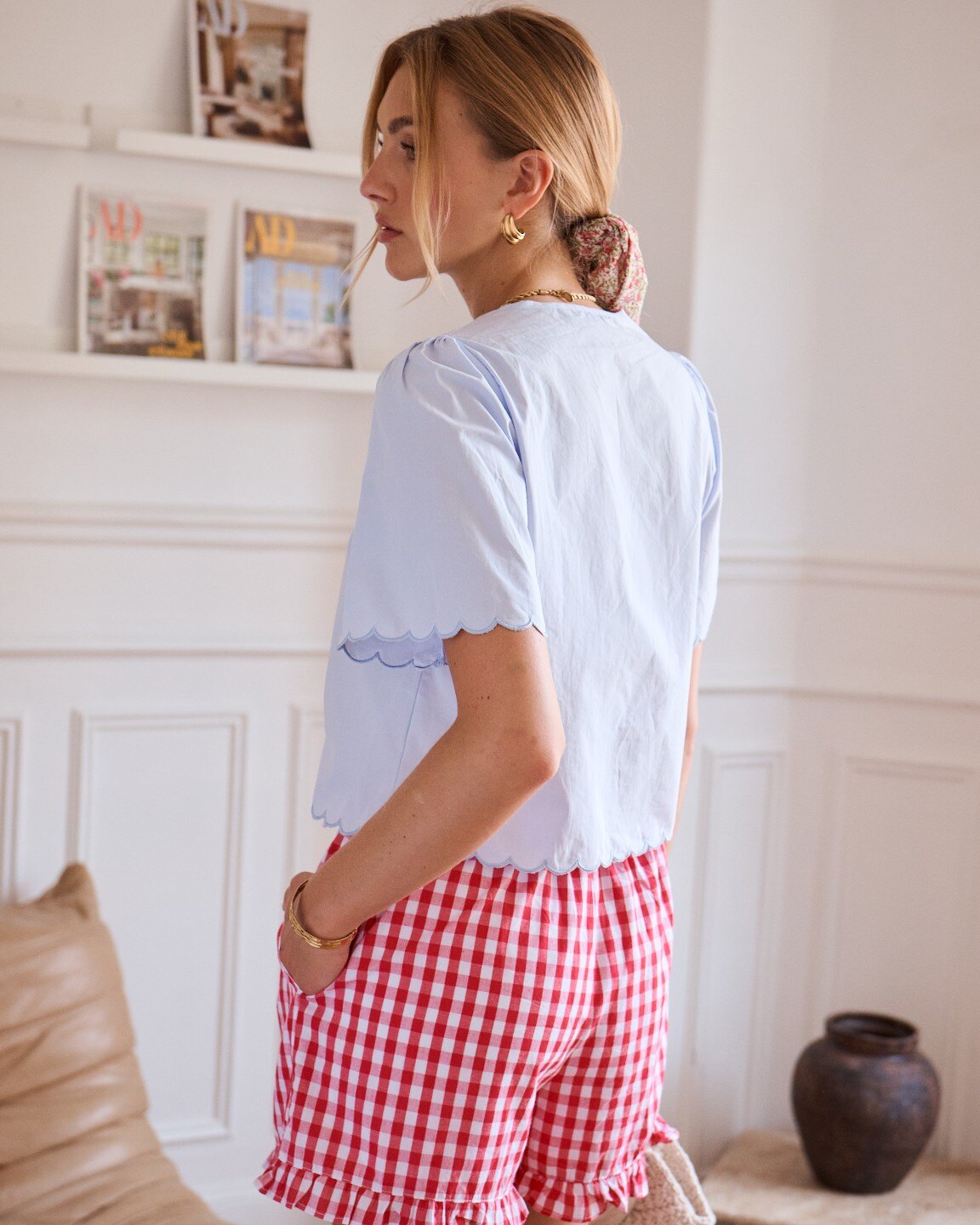 Schleifen Bluse
