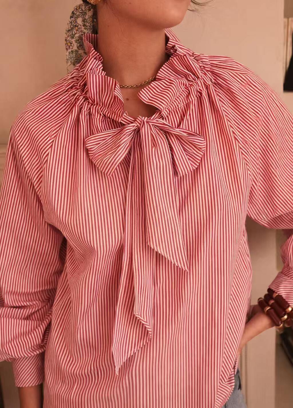 Stehkragen Bluse