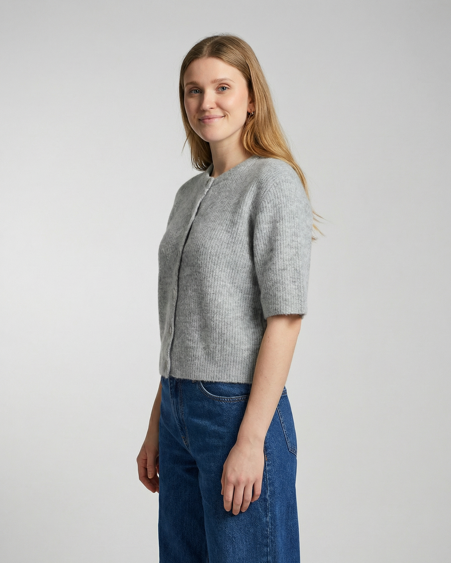 Kurzarm Strickjacke Lara