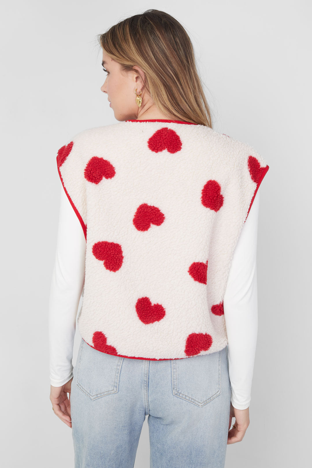 Herz Fleece Weste
