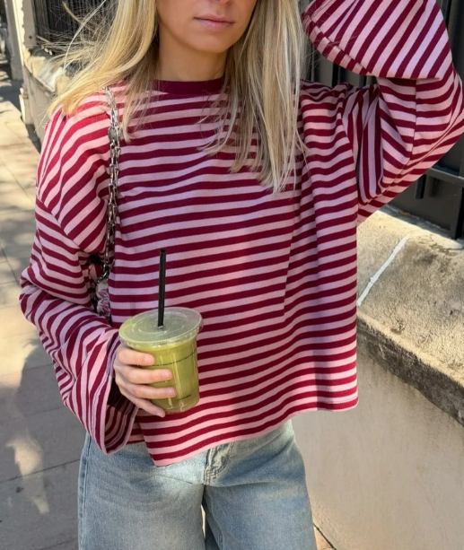 Ringel Langarm Shirt