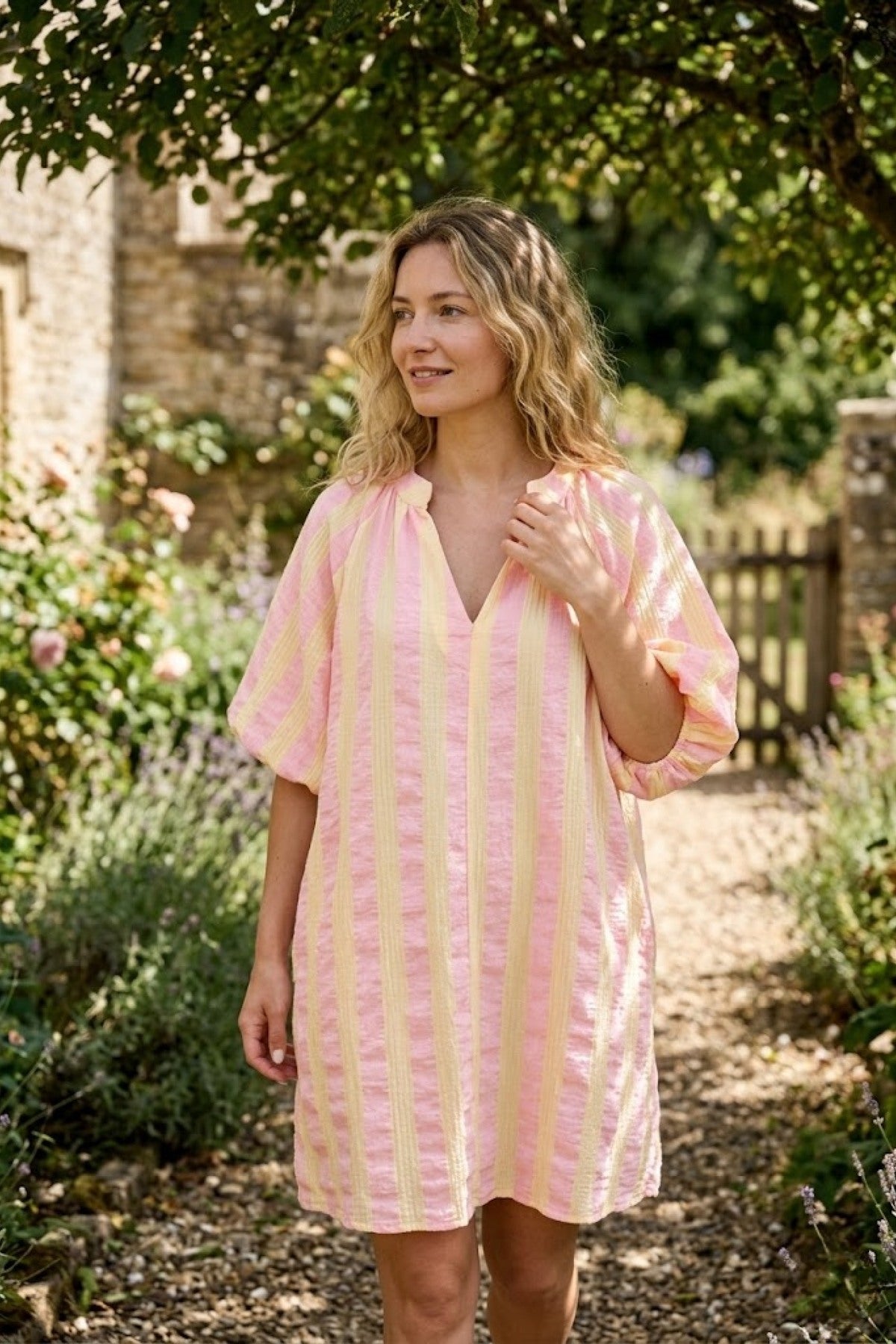 Blockstreifen Kleid