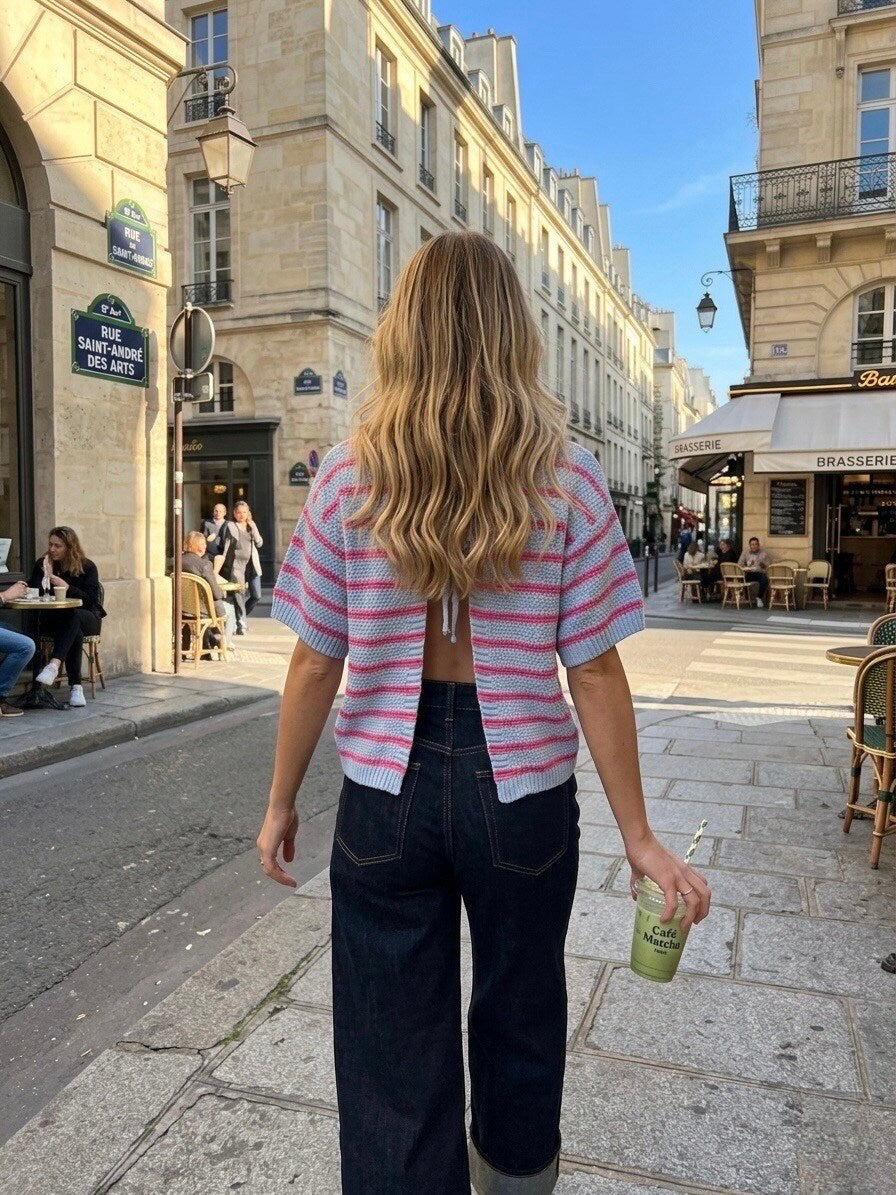 Strick T-Shirt Sara
