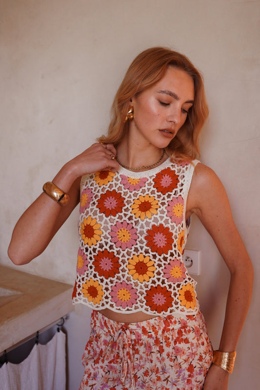 Boho Häkel Top