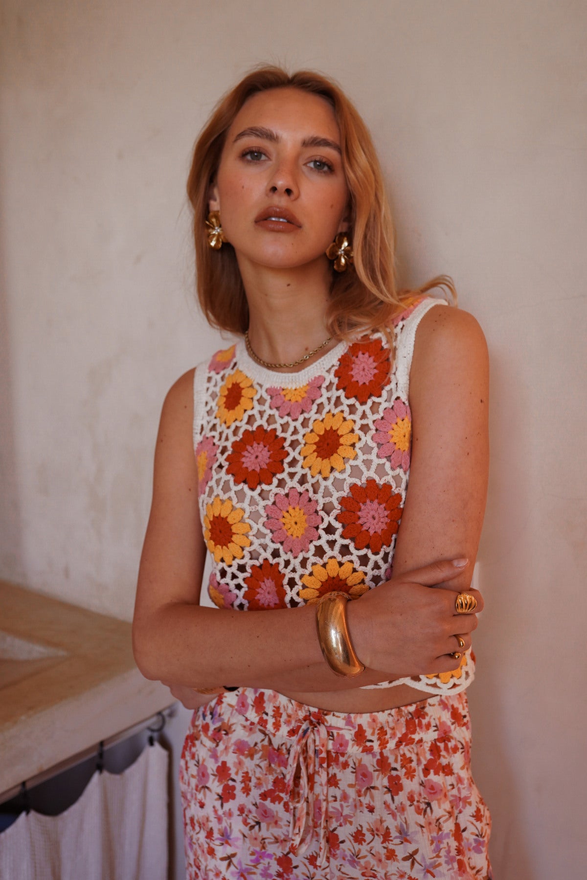 Boho Häkel Top