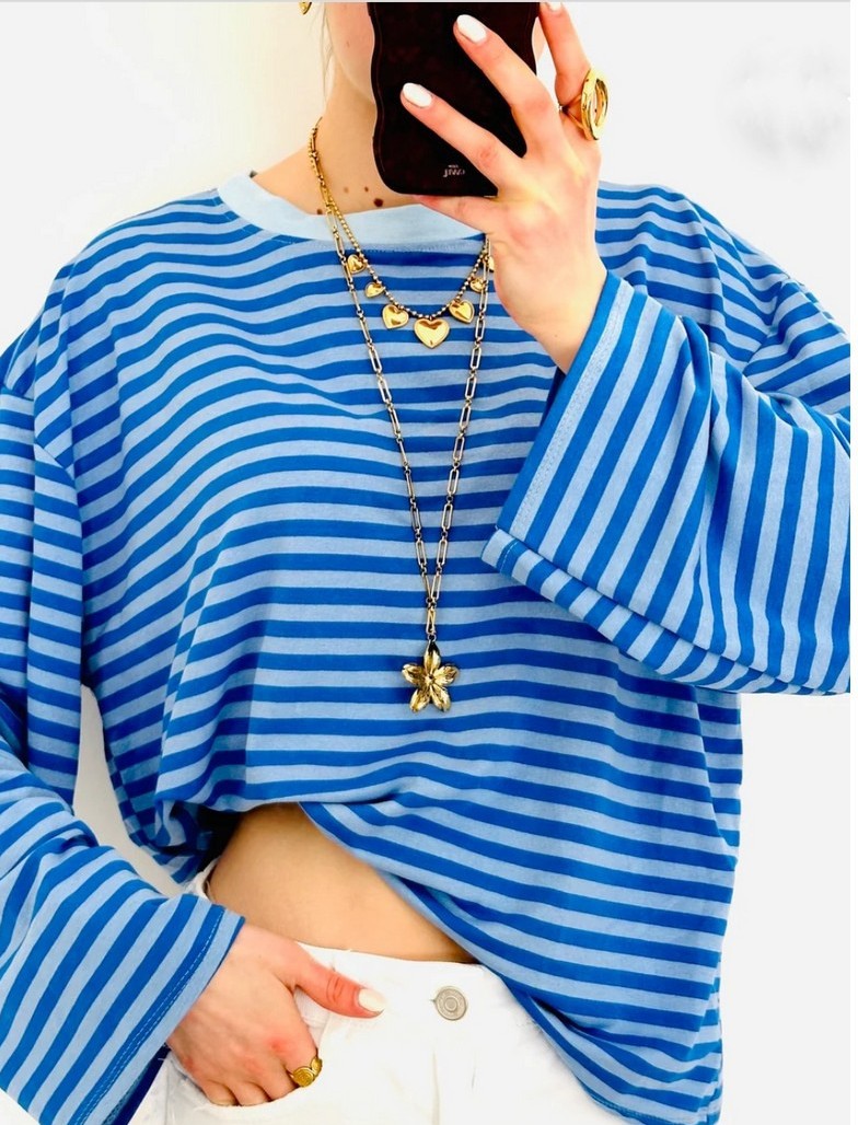 Ringel Langarm Shirt