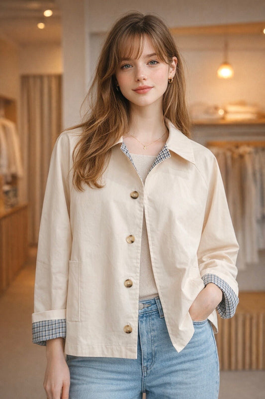 Kurzer Trenchcoat